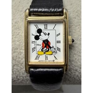 Lorus Vintage Micky Mouse V810-5000 Ladies Watch 16MM 6.5" New Battery